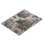 Toile in zwart-wit notitieboek (Linkerzijde)