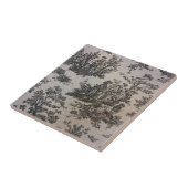 Toile in zwart-wit tegeltje (Zijkant)