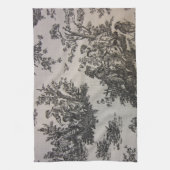 Toile in zwart-wit theedoek (Verticaal)