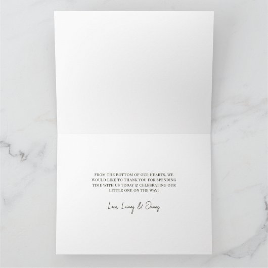 Toile Lemon Branch Dank u kaart (Binnen)