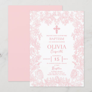 Toile  lijst doop kaart