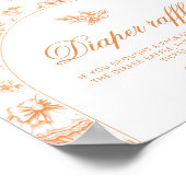 Toile Little cutie genderneutraal Luierverloting Poster (Hoek)