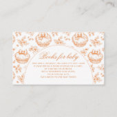 Toile Little Cutie Pie Boeken voor baby arch Informatiekaartje (Voorkant)