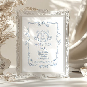 Toile Momosa bar  lijst Teddybeer Poster