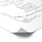 Toile Momosa bar  lijst Teddybeer Poster (Hoek)