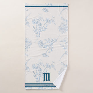 Toile Monogrammed Parisianne Bath Towel Badhanddoek