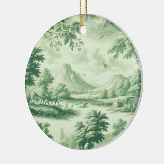 Toile Nostalgic Charm Scenic  Keramisch Ornament (Links)