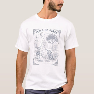 Toile Of Stars Stargazing Scene T-Shirt
