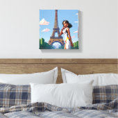 Toile (Olympische Spelen 2024) Canvas Afdruk (Insitu (Slaapkamer))