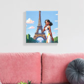 Toile (Olympische Spelen 2024) Canvas Afdruk (Insitu (Woonkamer))