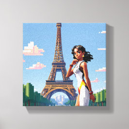 Toile (Olympische Spelen 2024) Canvas Afdruk