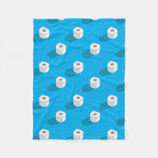 Toile Paper Shortage Funny Fleece Deken (Voorkant)