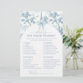 Toile Paris wat is er op je telefoon bruidsspel (Staand voorkant)