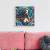 Toile (Pensive) Canvas Afdruk (Insitu (Woonkamer))