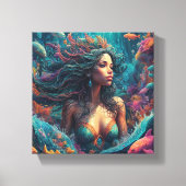 Toile (Pensive) Canvas Afdruk (Voorkant)