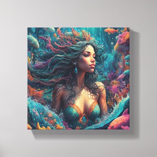 Toile (Pensive) Canvas Afdruk (Voorkant)