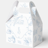 Toile Peter the Rabbit Beatrix Baby Shower Bedankdoosjes (Voorkant)
