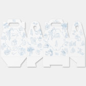 Toile Peter the Rabbit Beatrix Baby Shower Bedankdoosjes (Ongevouwen)