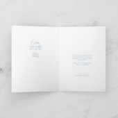 Toile Peter the Rabbit Beatrix Baby Shower Bedankkaart (Binnen)