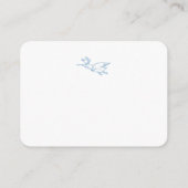 Toile Peter the Rabbit Beatrix Baby Shower Diaper Informatiekaartje (Achterkant)