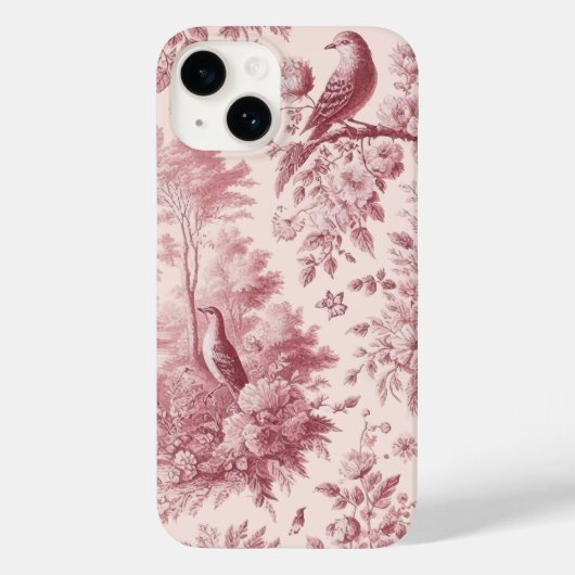 Toile Pink  Case-Mate iPhone Case (Achterkant)