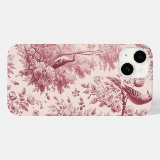Toile Pink Case-Mate iPhone Case (Achterkant (horizontaal))