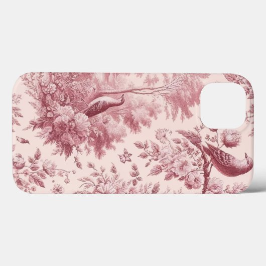 Toile Pink  Case-Mate iPhone Case (Achterkant (horizontaal))