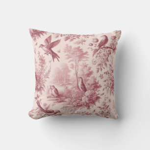 Toile Pink  Kussen