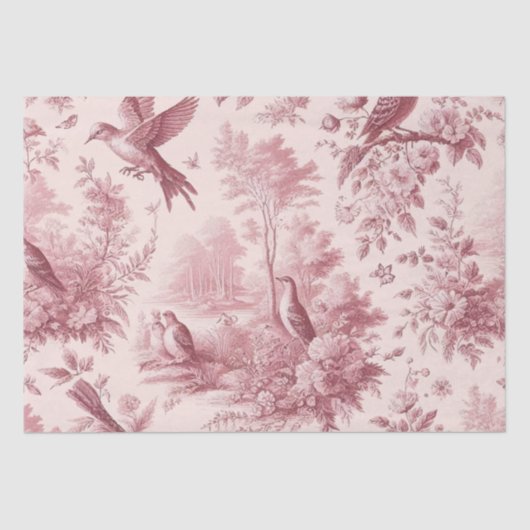 Toile Pink  Tissuepapier (Voorkant)