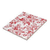 Toile Roses Tegeltje (Zijkant)