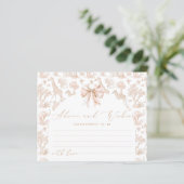 Toile Safari Advice and wishes for parents card (Staand voorkant)