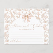 Toile Safari Advice and wishes for parents card (Voorkant)