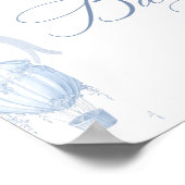 Toile Safari Animals Arch Baby shower Welkom Poster (Hoek)