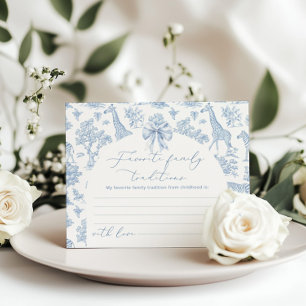 Toile Safari Favoriete Familie Tradities kaart