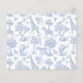 Toile Safari Favoriete Familie Tradities kaart (Achterkant)