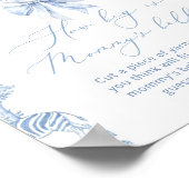 Toile Safari hoe groot is het buikspel van mama Poster (Hoek)