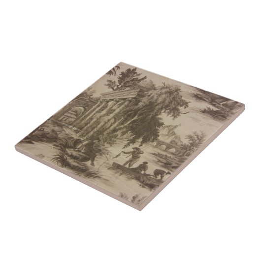 Toile Scene Tegeltje (Zijkant)