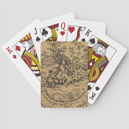 Toile - Taupe Pokerkaarten (Achterkant)