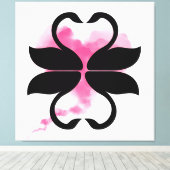 Toile tendue canvas afdruk (Insitu (Houten vloer))