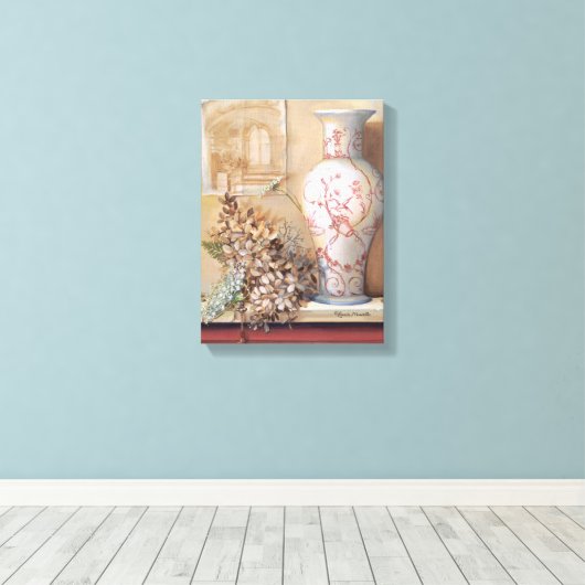 Toile Vase Print (Insitu (Houten vloer))