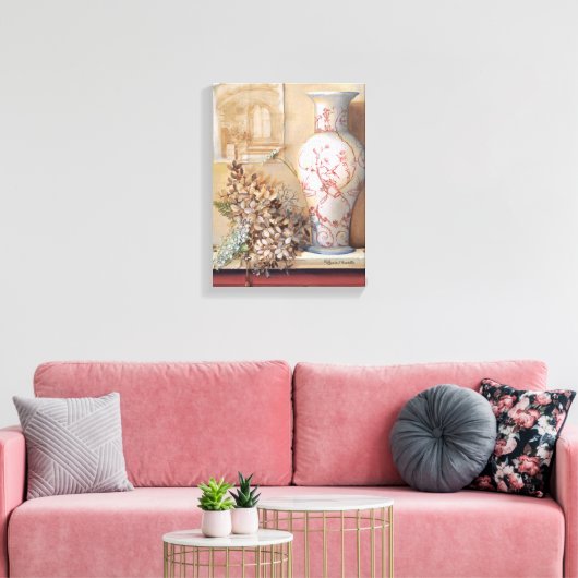 Toile Vase Print (Insitu (Woonkamer))