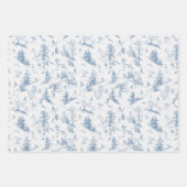 Toile Wrapping Paper Modern Classic Ski vignet (Voorkant)