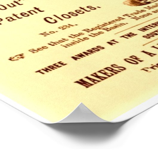  Toilet AD Poster (Hoek)