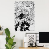 Toilet Bound Hanako Manga Art Poster (Thuiskantoor)
