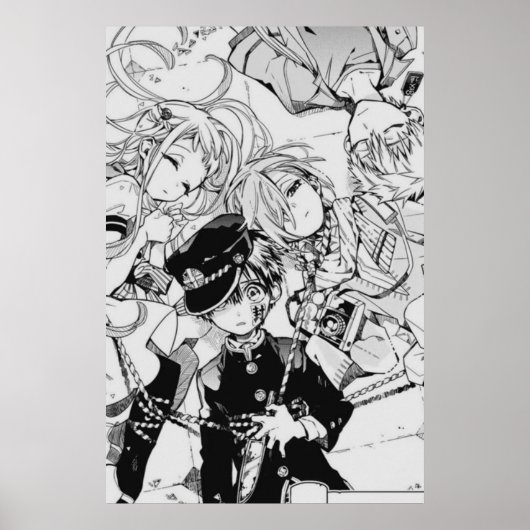 Toilet Bound Hanako Manga Art Poster (Voorkant)