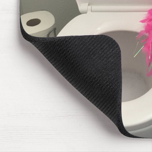 Toilet Bowl Funny Creat MEME Muismat (Hoek)