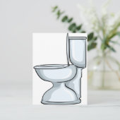 Toilet Briefkaart (Staand voorkant)