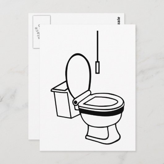 Toilet Briefkaart (Voorkant / Achterkant)