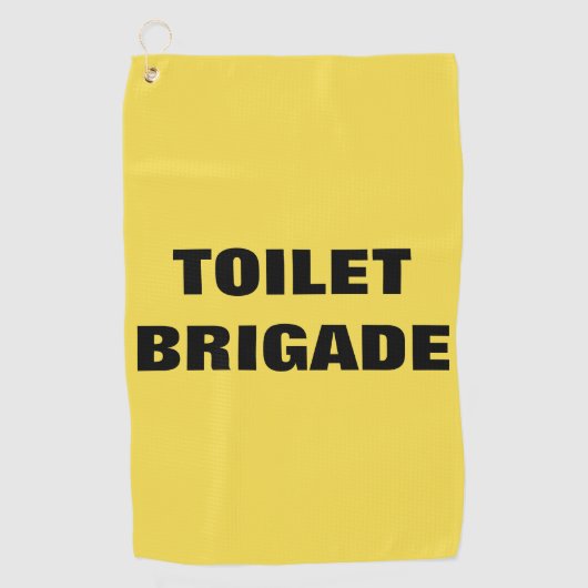 TOILET BRIGADE GOLFHANDDOEK (Voorkant)