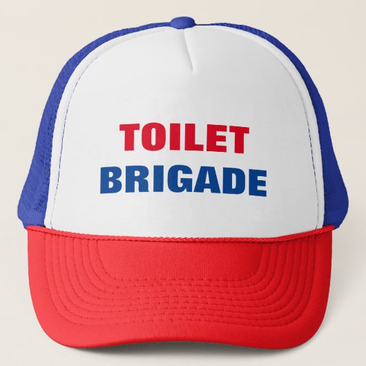 TOILET BRIGADE TRUCKER PET (Voorkant)